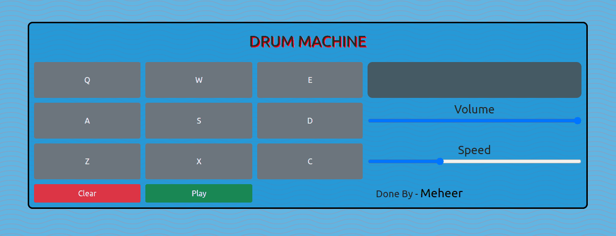 Drum machine