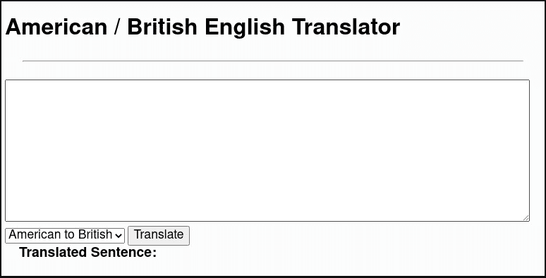  American to British English Translator